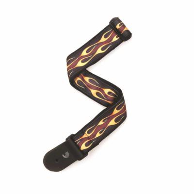 רצועה לגיטרה הוט רוד אדום דדריו - Daddario 50F09 Planet Waves Strap, Hot Rod Red