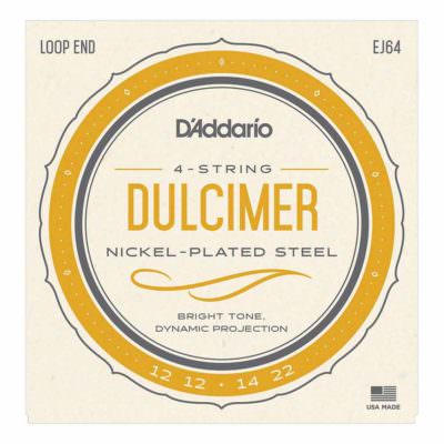 מיתרים לדולצימר דדריו - Daddario EJ64 4-String Dulcimer Strings