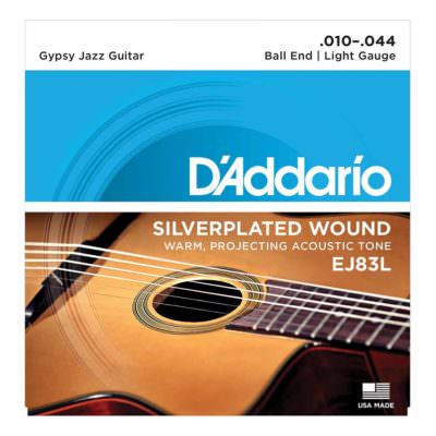 מיתרים לגיטרה אקוסטית דדריו - 11-47 - Daddario EJ40 Silk & Steel Guitar Strings
