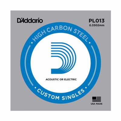 מיתר בודד לגיטרה דדריו - Daddario Plain Steel Single - 013