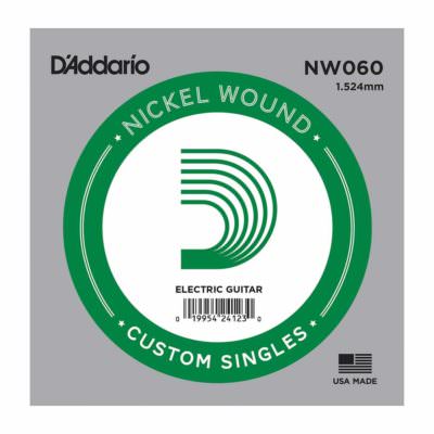 מיתר בודד לגיטרה חשמלית דדריו - Daddario Single Nickel Wound - 060