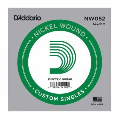 מיתר בודד לגיטרה חשמלית דדריו - Daddario Single Nickel Wound - 052