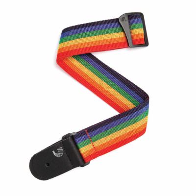 רצועה צבעי קשת לגיטרה דדריו - Daddario PWS111 Planet Waves , Polypropylene Rainbow Strap