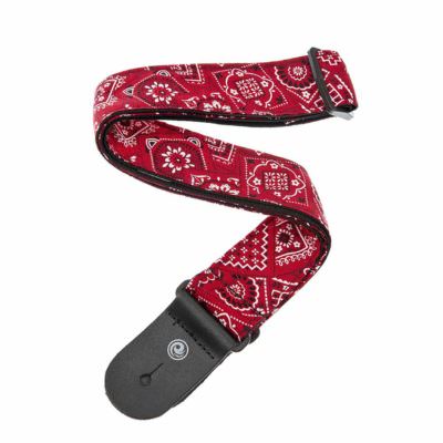רצועה שחורה מכותנה לגיטרה דדריו - Daddario 50CT00 Planet Waves Strap, Blk Cotton Strap