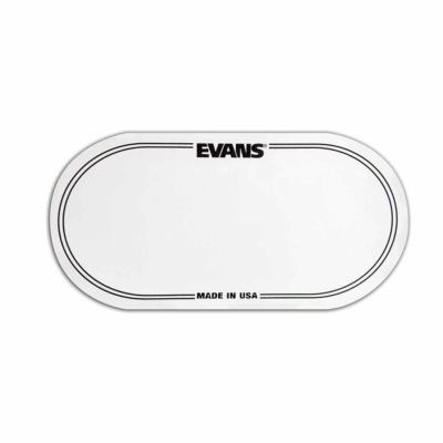 מדבקה לתוף בס אוונס - Evans EQPC2 EQ Bass Drum Patches Clear Plastic double Pedal