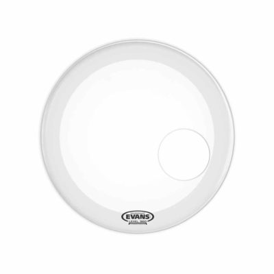 עור חיצוני לתוף בס אוונס - Evans BD18RSW EQ3 Resonant 18" Smooth White