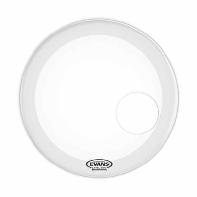 עור חיצוני לתוף בס אוונס - Evans BD20RSW EQ3 Resonant 20" Smooth White