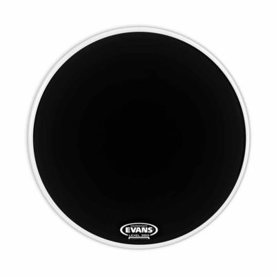 עור חיצוני לתוף בס אוונס - Evans BD20RB-NP EQ3 Resonant 20" Smooth Black No Port
