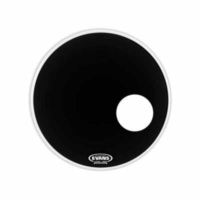עור חיצוני לתוף בס אוונס - "Evans BD18RB EQ3 Resonant 18 Smooth Black