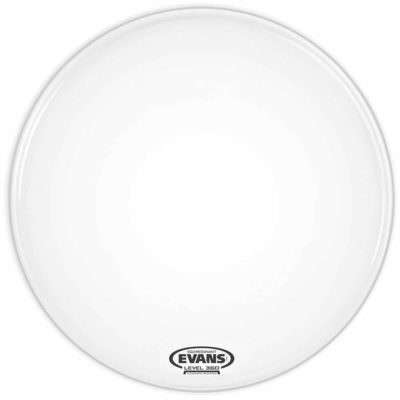 עור חיצוני לתוף בס אוונס - Evans BD24RGCW-NP EQ3 Resonant 24" No Port Coated White