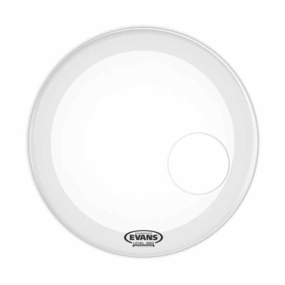 עור חיצוני לתוף בס אוונס - Evans BD20RGCW EQ3 Resonant 20" Coated White
