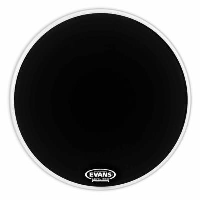 עור חיצוני לתוף בס אוונס - "Evans BD22RA EQ1 Dry Resonant Smooth Black 22