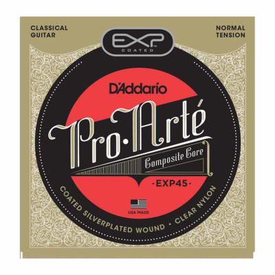 מיתרים לגיטרה קלאסית דדריו - Daddario EXP45 Coated Normal Tention