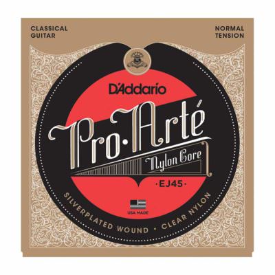 מיתרים לגיטרה קלאסית דדריו - Daddario EJ45 Pro-Arté Nylon Normal Tension