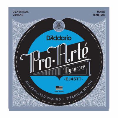 מיתרים לגיטרה קלאסית דדריו - Daddario EJ46TT Pro-Arté Dynacore Hard Tension