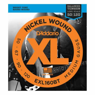 מיתרים לגיטרה בס דדריו - 50-105 - Daddario EXL160BT Nickel Wound Balanced Tension