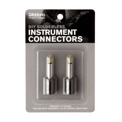 שני מחברי PL ללא צורך בהלחמה דדריו - Daddario Planet Waves PW-GP-2 Instrument Connectors